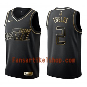 NBA Utah Jazz Trikot Joe Ingles 2 Nike Schwarz Golden Edition Swingman - Herren